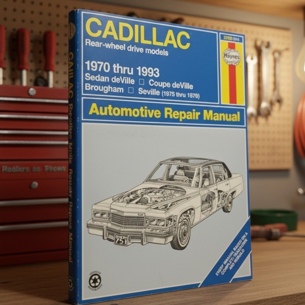 Haynes Cadillac RWD 1970-1993 Repair Manual DeVille Brougham Seville 21030